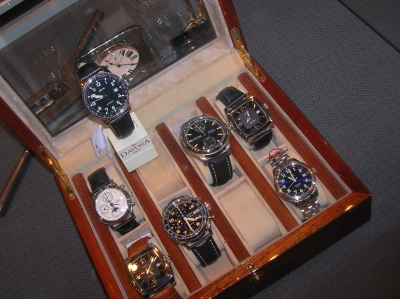 Exclusieve horlogekist voor 8 horloges.